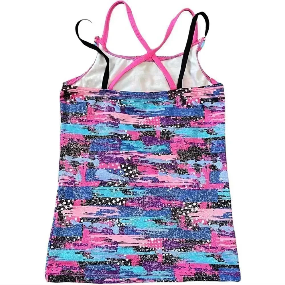 freestyle by Danskin Kids Swimwear Top Sz 7/8